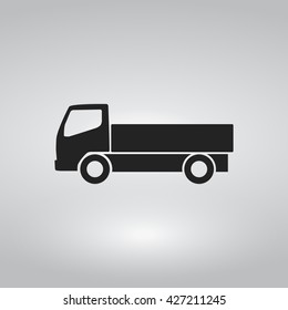 Small Truck Pick Up Flat Icon
