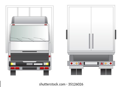 Small truck Vector