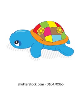 Small turtle plush toy