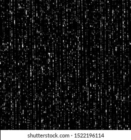 Small uneven spots and particles of debris. Dark grunge texture vector. Distressed overlay texture. Dark worn textured effect. Vector Illustration. Black isolated on white. EPS10.