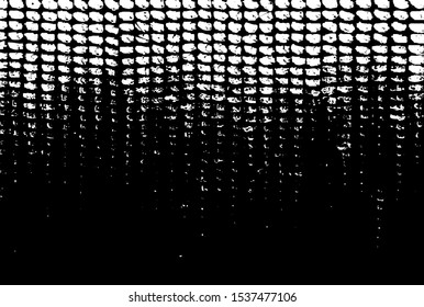 Small uneven spots and particles of debris. Abstract vector texture.  Distressed uneven background. Grunge texture overlay with fine grains isolated on white background. Vector illustration. EPS10.
