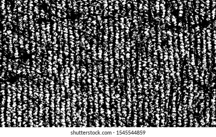 Small uneven spots and particles of debris. Abstract vector texture.  Distressed uneven background. Grunge texture overlay with fine grains isolated on white background. Vector illustration. EPS10.