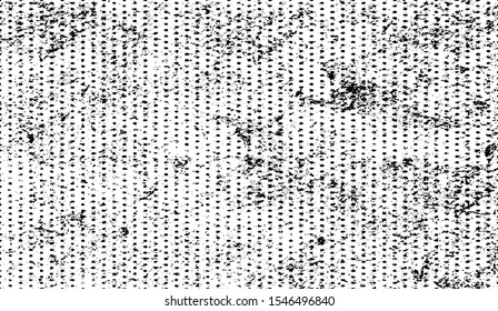 Small uneven spots and particles of debris. Abstract vector texture.  Distressed halftone background. Grunge texture overlay with fine grains isolated on white background. Vector illustration. EPS10.