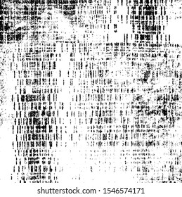 Small uneven spots and particles of debris. Abstract vector texture.  Distressed uneven background. Grunge texture overlay with fine grains isolated on white background. Vector illustration. EPS10.