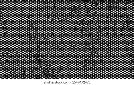 Small uneven spots and particles of debris. Abstract vector texture.  Distressed halftone background. Grunge texture overlay with fine grains isolated on white background. Vector illustration. EPS10.