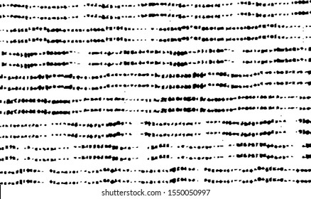 Small uneven spots and particles of debris. Abstract vector texture.  Distressed uneven background. Grunge texture overlay with fine grains isolated on white background. Vector illustration. EPS10.