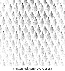 Small uneven spots and particles of debris. Abstract vector texture.  Distressed uneven background. Grunge texture overlay with fine grains isolated on white background. Vector illustration. EPS10.