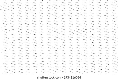Kleine, ungleichmäßige Flecken und Schwebstoffe. Abstrakte Vektorstruktur.  Unruhestifter ungleicher Hintergrund. Grunge Textur-Overlay mit feinen Körnern einzeln auf weißem Hintergrund. Vektorgrafik. EPS10.