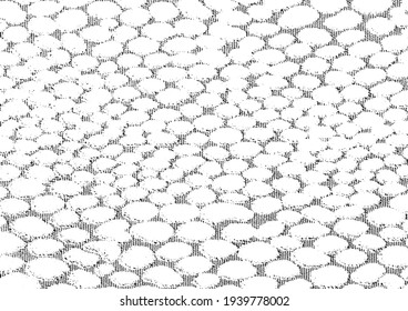 Small uneven spots and particles of debris. Abstract vector texture.  Distressed uneven background. Grunge texture overlay with fine grains isolated on white background. Vector illustration. EPS10.