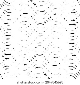 Small uneven spots and particles of debris. Abstract vector texture.  Distressed uneven background. Grunge texture overlay with fine grains isolated on white background. Vector illustration. EPS10.