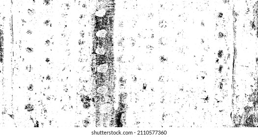 Small uneven spots and particles of debris. Abstract vector texture.  Distressed uneven background. Grunge texture overlay with fine grains isolated on white background. Vector illustration. EPS10.
