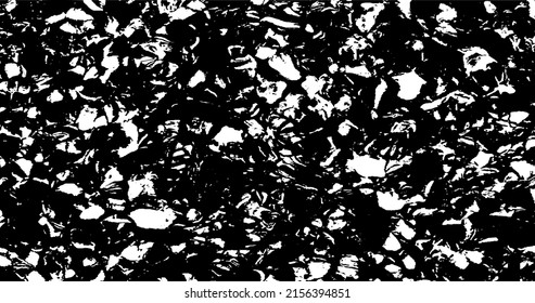 Small uneven spots and particles of debris. Abstract vector texture.  Distressed uneven background. Grunge texture overlay with fine grains isolated on white background. Vector illustration. EPS10.