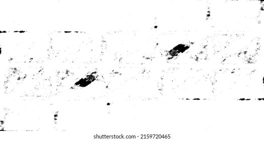 Small uneven spots and particles of debris. Abstract vector texture.  Distressed uneven background. Grunge texture overlay with fine grains isolated on white background. Vector illustration. EPS10.