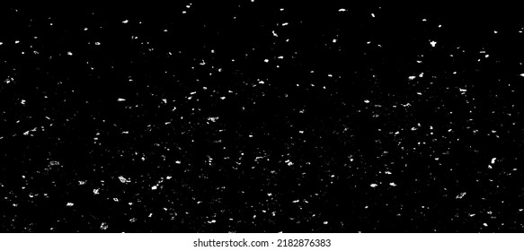 Kleine, ungleichmäßige Flecken und Schwebstoffe. Abstrakte Vektorstruktur.  Unruhestifter ungleicher Hintergrund. Grunge Textur-Overlay mit feinen Körnern einzeln auf weißem Hintergrund. Vektorgrafik. EPS10.