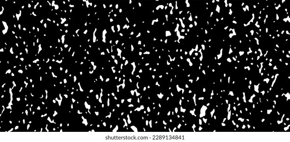 Small uneven spots and particles of debris. Abstract vector texture. Distressed uneven background.  Vector illustration. EPS10.