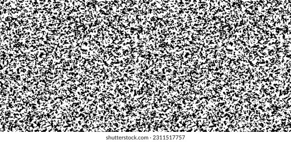 Small uneven spots and particles of debris. Abstract vector texture. Distressed uneven background. Grunge texture overlay with fine grains isolated on white background. Vector illustration. EPS10.
