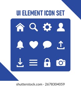 Linha de interface de usuário pequena Ícones de linha Traço editável, Linha simples Conjunto de ícones Pixel perfeito e traço editável, UI UX Icon mega set, interface do usuário ícone conjunto coleção