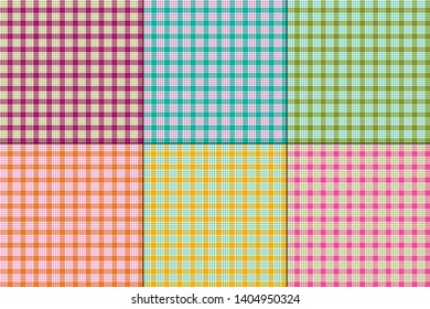 small vector plaid background patterns