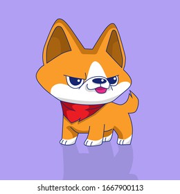 Ein kleiner und sehr wütender Hund