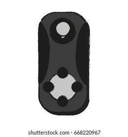 small video game controller with joystick icon image 