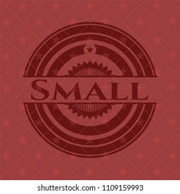  Small vintage red emblem