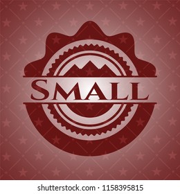 Small vintage red emblem