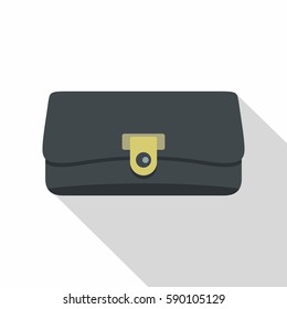 Small wallet icon. Flat illustration of small wallet vector icon for web