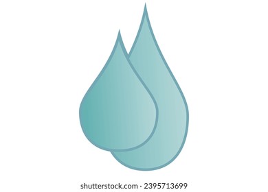 small water drop illustration design