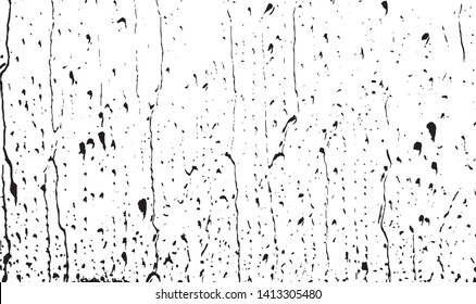 Small Water Drops Texture Vector. Rainy Window Overlay Texture. Rain On Glass Background. Abstract Halftone Textured Effect. Vector Illustration. EPS10.