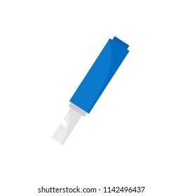 Small whistle icon. Flat illustration of small whistle vector icon for web isolated on white