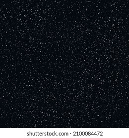 Small white noise or flakes on a black background. Seamless pattern with white flakes, snowflakes or white dust. Vector. - Shutterstock ID 2100084472