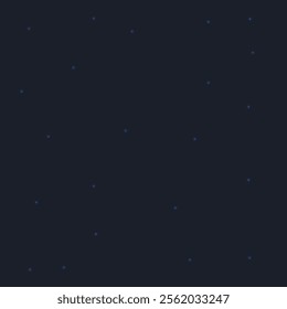 Small white stars on a black background. Cosmic background. Vector