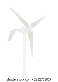 Small windmill turbine. vector illustration