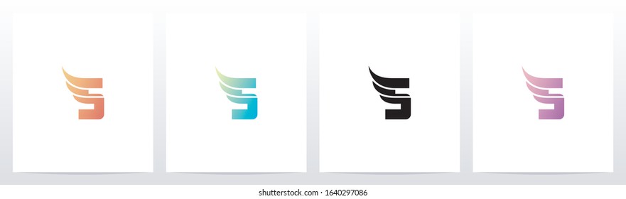 Small Wing On Letter Logo Design S