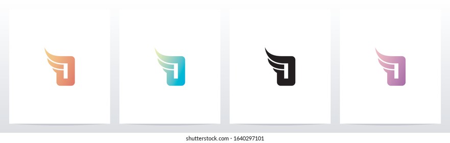 Small Wing On Letter Logo Design O