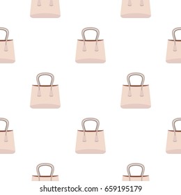 Small woman bag pattern seamless for any design vector illustration