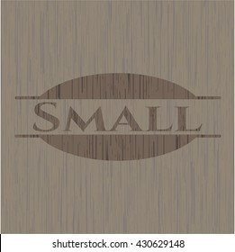 Small wood emblem. Retro