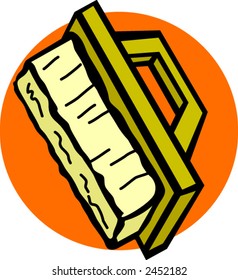 small wooden brush