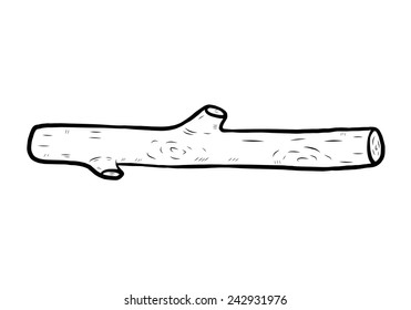 Small Wooden Log Cartoon Vector Illustration Stock Vector (Royalty Free)  242931976 | Shutterstock