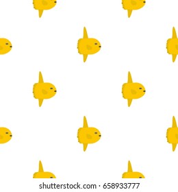 Small yellow fish pattern seamless for any design vector illustration