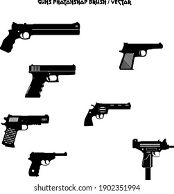 Smallarms Icon Set Vector Eps Stock Vector (Royalty Free) 1902351994 ...