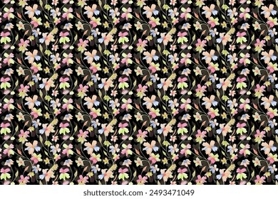 smallest flower pattern for textles design , free to edit , vector design . silk,bookcover, fabric, carpet 