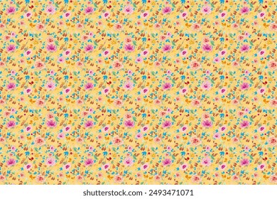 smallest flower pattern for textles design , free to edit , vector design . silk,bookcover, fabric, carpet 