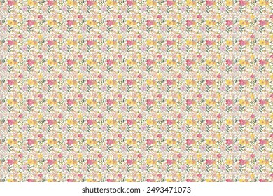 smallest flower pattern for textles design , free to edit , vector design . silk,bookcover, fabric, carpet 