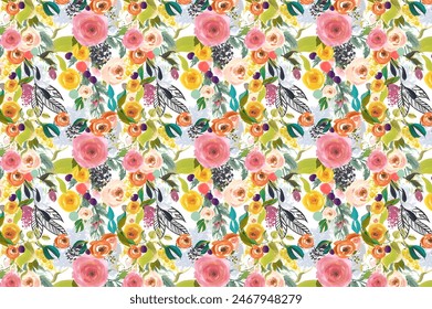 Pequeño patrón sin fisuras de las flores, diseño lindo para todo sobre impresión