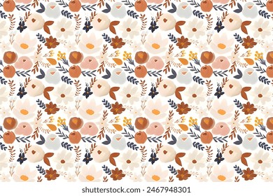 smallest flowers seamless pattern , cute design for all over print