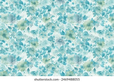 small-scale flower. Millefleurs. Liberty style. Floral seamless background for textile, fabric, covers, manufacturing, wallpapers, print, gift wrap and scrapbooking.