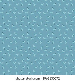 Small-scale scattered roller skate pattern 