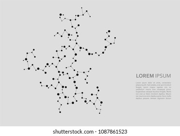 Smart abstract connected mesh molecule design.