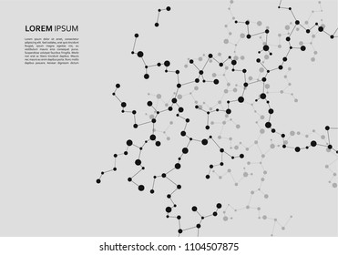 Smart abstract connected mesh molecule design.